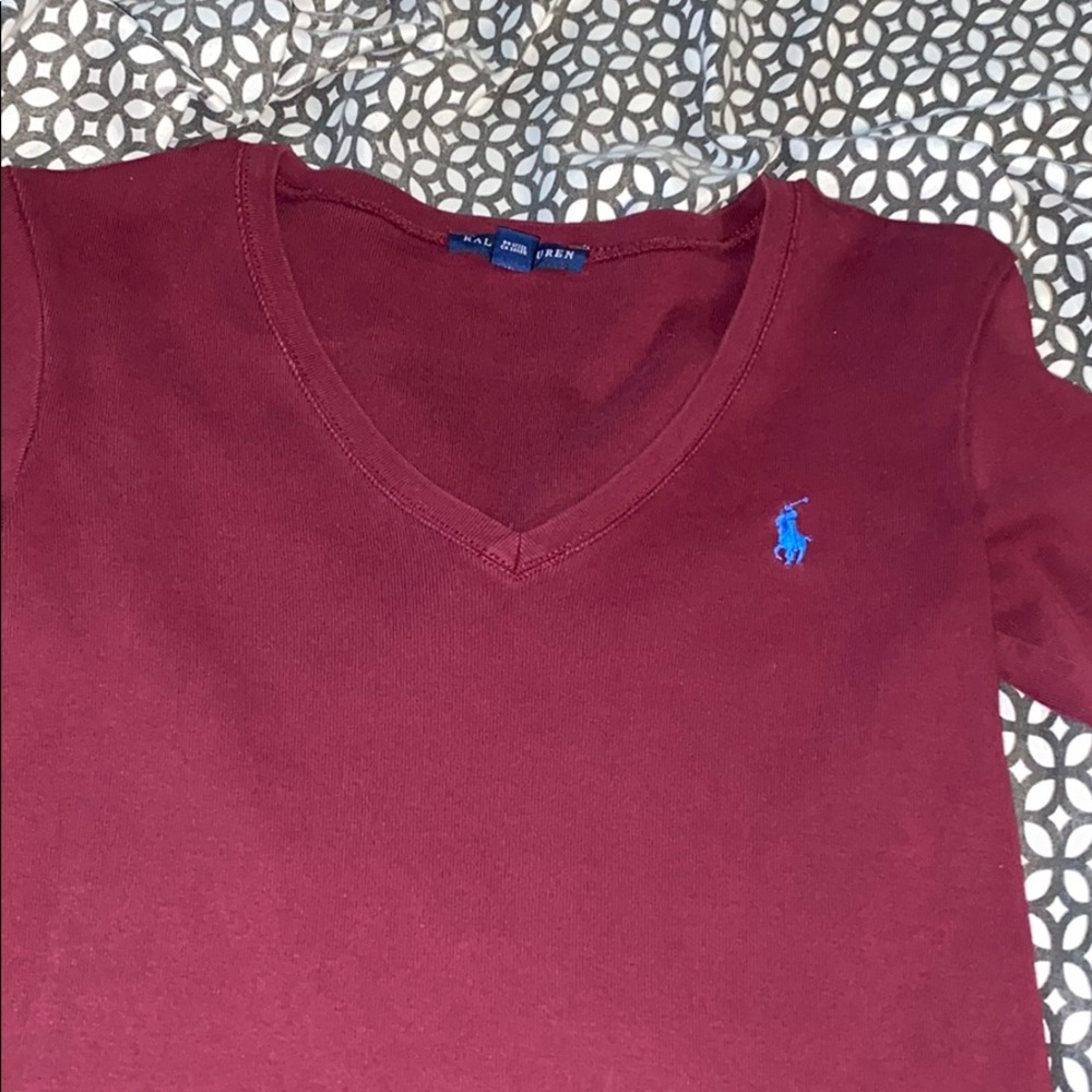 women’s polo long sleeve tee